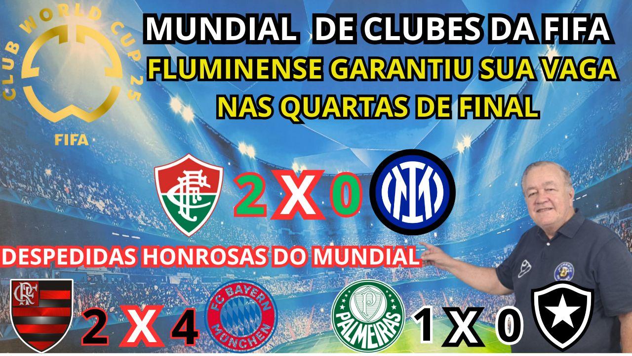 CLASSIFICAÇÃO HISTÓRICA DO FLU PARA AS QUARTAS DE FINAL DO MUNDIAL DE CLUBES 